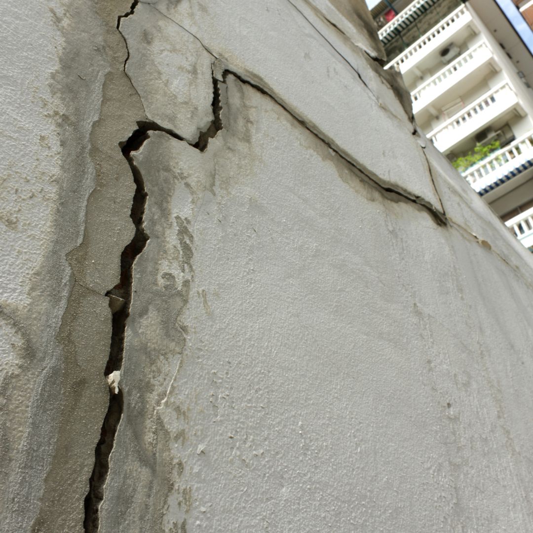 Fissures dans les immeubles en Côte-d'Or